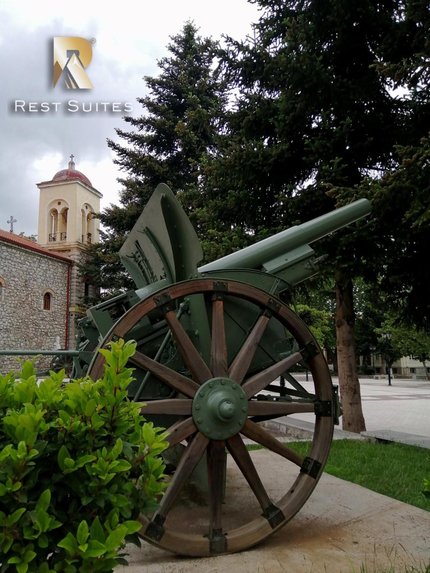 Rest On The Pedestrian Street Kalavryta